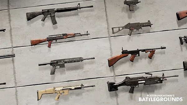 البنادق الهجومية في ببجي وأقوى أسلحة الإسقاط الشهيرة